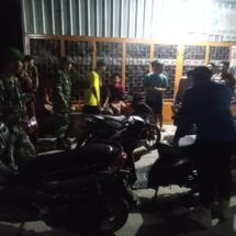 Patroli Siskamling Koramil 1406-04/Belawa Bersama PPM dan Tokoh Masyarakat, Wujudkan Cipta Kondisi di Wajo